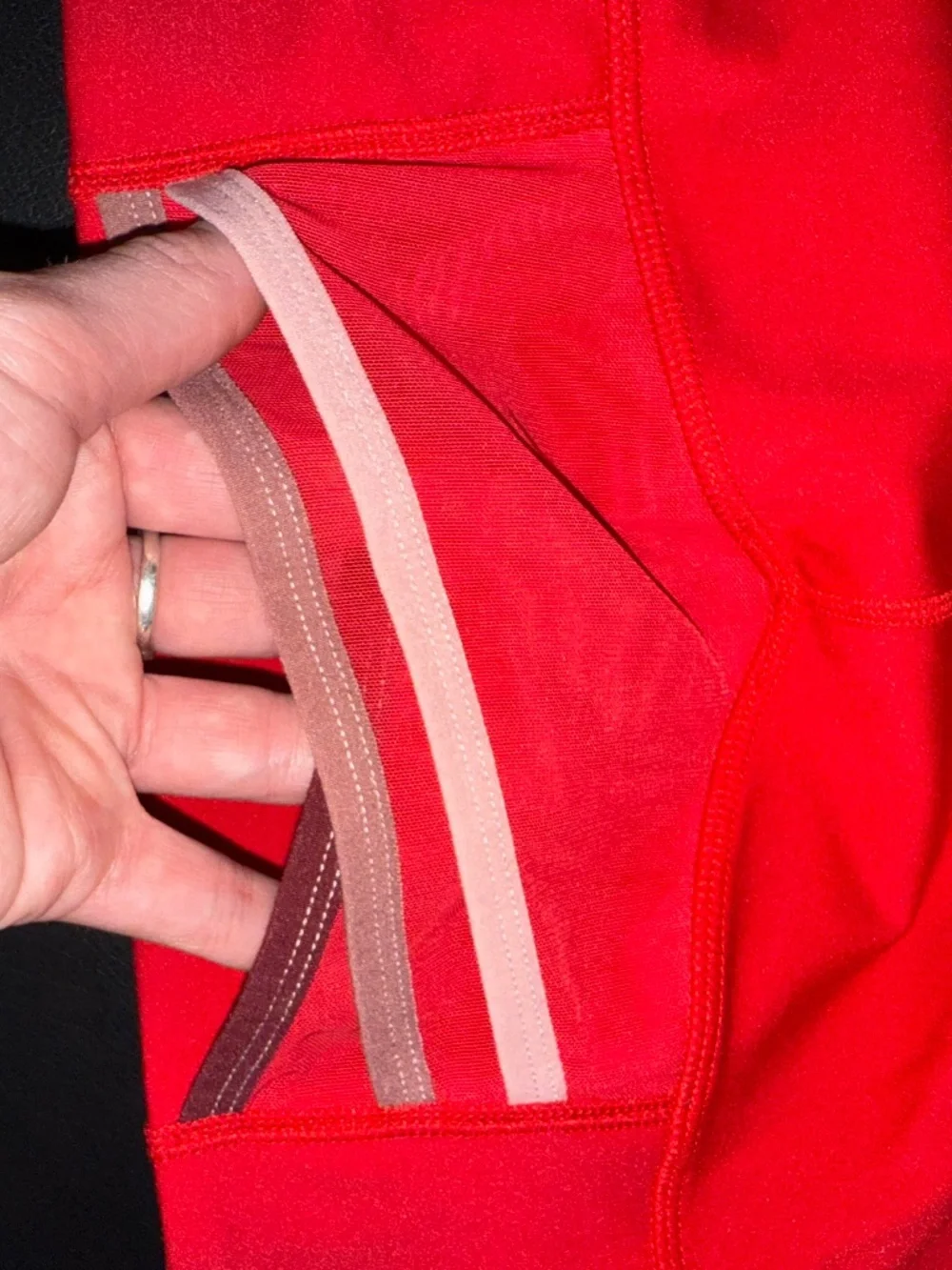 Fabletics Trinity Red Leggings Size XS